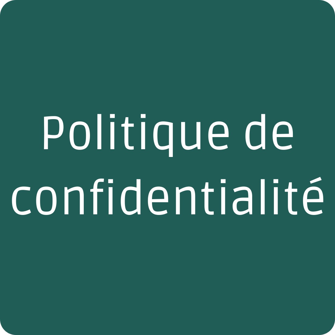 Politique de confidentialité